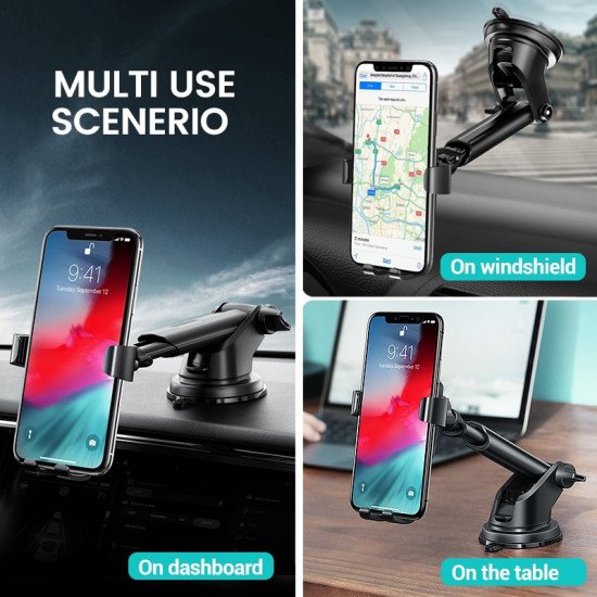 Ugreen Car Phone Holder Gravity Stand in the Car Suction Cup Support Holder for Mobile Phone for Xiaomi Samsung iPhone 12 Ugreen Car Phone Holder Gravity Stand in the Car Suction Cup Support Holder for Mobile Phone for Xiaomi Samsung iPhone 12