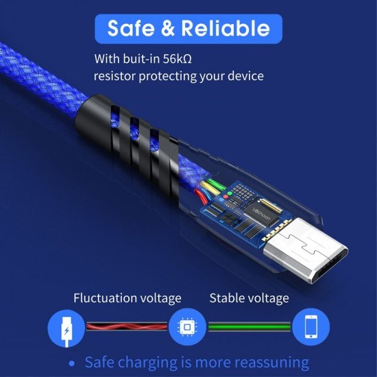 Vothoon Micro USB Cable 3A Fast Charging Micro Data USB Cable For Samsung Xiaomi Huawei Android Mobile Phone Charger Cable Cord Vothoon Micro USB Cable 3A Fast Charging Micro Data USB Cable For Samsung Xiaomi Huawei Android Mobile Phone Charger Cable Cord