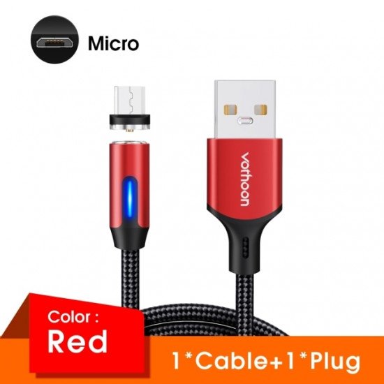 Vothoon Magnetic Charging Cable USB Charger Cord Micro USB Type C Fast Charge Cable For iphone Xiaomi Mobile Phone Magnet Wire Vothoon Magnetic Charging Cable USB Charger Cord Micro USB Type C Fast Charge Cable For iphone Xiaomi Mobile Phone Magnet Wire