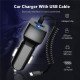 USLION USB Car Phone Charger For Samsung S10 S9 Plus Car-charger Micro USB Type C Cable Fast Quick Charge For Xiaomi Huawei SONY USLION USB Car Phone Charger For Samsung S10 S9 Plus Car-charger Micro USB Type C Cable Fast Quick Charge For Xiaomi Huawei SONY