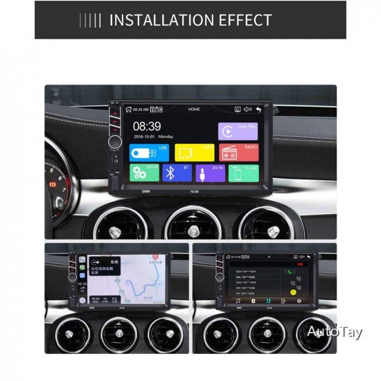 Car 2 Din 7Inch Car Radio MP5 Player Wireless Auto Radio Stereo Media Player Bluetooth Rear View Camera Remote Control Part Car 2 Din 7Inch Car Radio MP5 Player Wireless Auto Radio Stereo Media Player Bluetooth Rear View Camera Remote Control Part