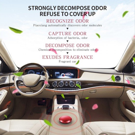 Alloy Car Freshener & Perfume Holder with 6 Fragrant Tablets Alloy Car Freshener & Perfume Holder with 6 Fragrant Tablets